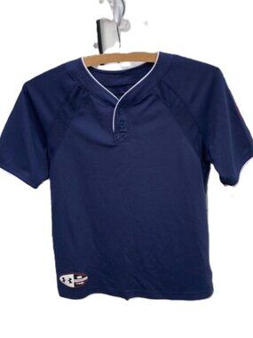 UNDER ARMOUR Youth Kids 2-Button Jersey Shirt UNISEX Size Youth Medium